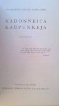Kadonneita kaupunkeja