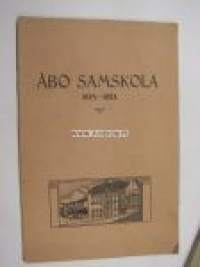 Åbo Samskola 1923-24 redogörelse -toimintakertomus