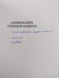 Ulkomaalainen työntekijä Suomessa : työantajan perehdytysopas (signeerattu)