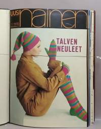 Uusi nainen-lehti 1-6 1970. (Sidottuna yksiin kansiin, aikakauslehdet. 70-luku)