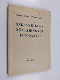 Saksankielen ääntäminen ja intonaatio