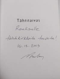 Tähtitaivas (signeerattu, tekijän omiste)