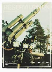 Reserviläinen 1981 nr 2 Suomen suurin maanpuolustuslehti