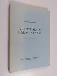 Verotuslain kommentaari