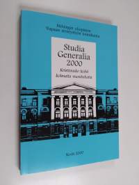 Kristinusko kohti kolmatta vuosituhatta - Studia Generalia 2000 kevät