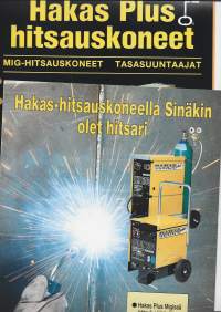 Hakas hitsauslaitteet / Hankkija   - tuoteluettelo myyntiesite  2 kpl erä