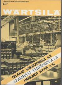 Wärtsilä Oy henkilöstölehti 1977 nr 5 / telakat vaikeuksissa, Arabimaat tähtäimessä