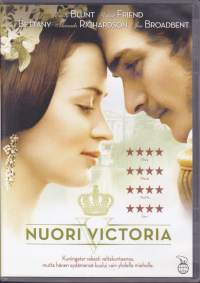 DVD - Nuori Victoria, 2008. Emily Blunt, Rupert Friend, Paul Bettany, Miranda Richardson, Jim Broadbent.