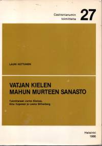 Vatjan kielen Mahun murteen sanasto