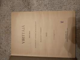 Virittäjä kotikielen seuran aikakausilehti 14. Vuosikerta v. 1910