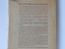 Kulttuurin saavutuksia II suomalaisten tiedemiesten ja taiteilijain esittämänä