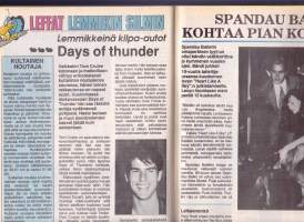 Lemmikki (-lehti) 1990 N:o 8.  Eläinystävän ykköslehti, Keskiaukeamajulisteessa Sergio Dalma &amp; Tinta.. Katso sisältö kuvista.
