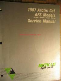 Arctic Cat 1987 Snowmobile AFS Models El Tigre - Pantera - Cougar - Cheetah Service Manual moottorikelkka korjaamokäsikirja