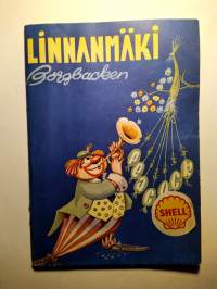 Linnanmäki Borgbacken 1960 esite ja Peacock heinäkuu 1960 ohjelmisto