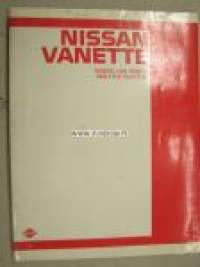 Nissan Vanette Model C120 Series service manual -korjaamokirja