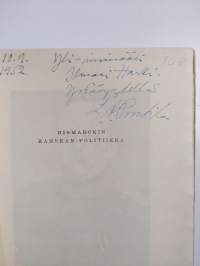 Bismarckin Ranskan-politiikka (signeerattu, tekijän omiste)