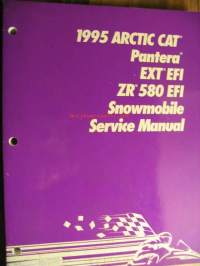 Arctic Cat 1995 Snowmobile  Pantera EXT EFI - ZR 580 EFI service manual moottorikelkka korjaamokäsikirja