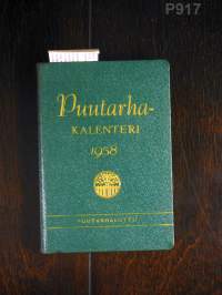 Puutarhakalenteri 1958