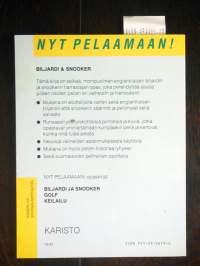 Biljardi &amp; snooker