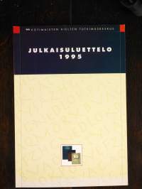 Kotimaisten kielten tutkimuskeskus: Julkaisuluettelo 1995