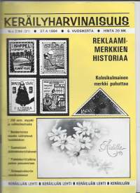 Keräilyharvinaisuus 1994 nr 2 / reklaamimerkit, jääkiekkokortit, äitienpäiväkortit, puhelukortit