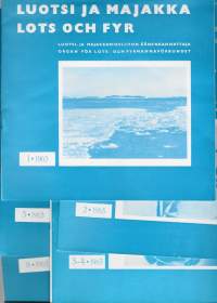 Luotsi ja Majakka 1963 nrot 1-6  yht 5 lehteä