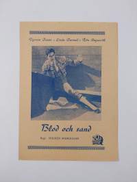 Verta ja hiekkaa - Blod och sand