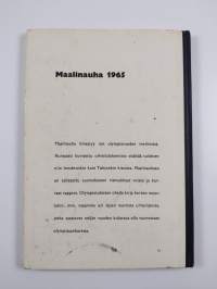 Maalinauha 1965 : nuorten urheilulukemisto