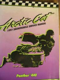 Arctic Cat 1997 Snowmobile Panther 440 Service Manual moottorikelkka korjaamokäsikirja
