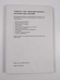 Verotus eri yritysmuodoissa