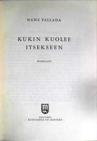 Kukin kuolee itsekseen