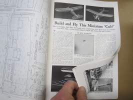 Model Airplane News 1938 February, kansikuvitus Josef Kotula