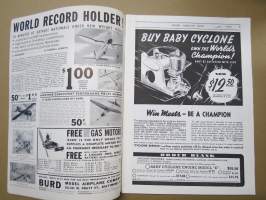 Model Airplane News 1938 March, kansikuvtus Josef Kotula