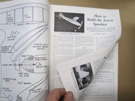 Model Airplane News 1938 April, kansikuvitus Josef Kotula