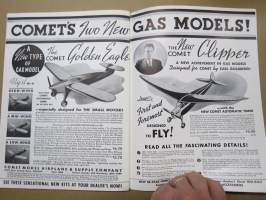 Model Airplane News 1938 April, kansikuvitus Josef Kotula