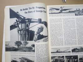 Air Trails Hobbies for young men 1954 October, kansikuvitus Gay Welker