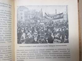Työväen Kalenteri 1918, sis. mm. seur. artikkelit; (Venäjän) Vallankumouksen pyörteissä, Kun jääpalatsi sortui, Muurmannin rannalta, Pönttövuoren