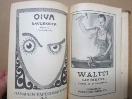 Työväen Kalenteri 1918, sis. mm. seur. artikkelit; (Venäjän) Vallankumouksen pyörteissä, Kun jääpalatsi sortui, Muurmannin rannalta, Pönttövuoren