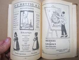 Työväen Kalenteri 1918, sis. mm. seur. artikkelit; (Venäjän) Vallankumouksen pyörteissä, Kun jääpalatsi sortui, Muurmannin rannalta, Pönttövuoren