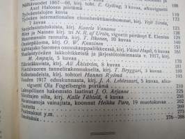 Työväen Kalenteri 1918, sis. mm. seur. artikkelit; (Venäjän) Vallankumouksen pyörteissä, Kun jääpalatsi sortui, Muurmannin rannalta, Pönttövuoren