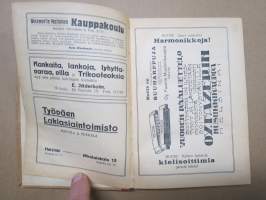 Työväen Kalenteri 1920, sis. mm. seur. artikkelit; Kansikuvan ym. kuvituskuvia mm. kalenterikuukausien vinjetit piirtänyt Ola Fogelberg, Taavi Tainio -