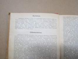 Työväen Kalenteri 1920, sis. mm. seur. artikkelit; Kansikuvan ym. kuvituskuvia mm. kalenterikuukausien vinjetit piirtänyt Ola Fogelberg, Taavi Tainio -