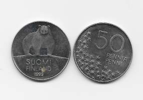 50 penniä  1993