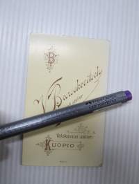 Kuopion mirrikaula nr 3, Atelier V. Barsokevitsch, Kuopio -visiittikorttivalokuva / visit card photograph / cdv
