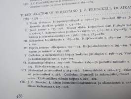 Kirjapainotaito Suomessa Suomessa II Uudenkaupungin rauhasta Turun paloon (vain kakkososa)