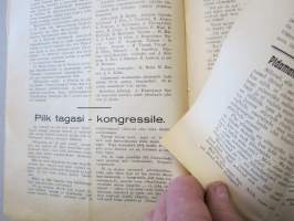 Naiste Hääl (naisten ääni) - Eesti Naisliidu Häälekandja 1930 Nr. 12, kansikuva Tilma Hainari