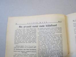 Naiste Hääl (naisten ääni) - Eesti Naisliidu Häälekandja 1930 Nr. 12, kansikuva Tilma Hainari
