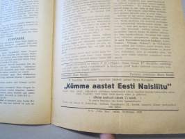 Naiste Hääl (naisten ääni) - Eesti Naisliidu Häälekandja 1930 Nr. 12, kansikuva Tilma Hainari
