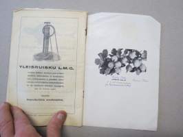 Taimihinnasto Hankkija 1933