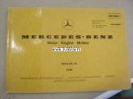 Mercedes-Benz Motor TYP OM 616 Catalog G 1985 -varaosaluettelo